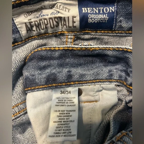 1 pair of blue jeans used - Picture 4 of 4